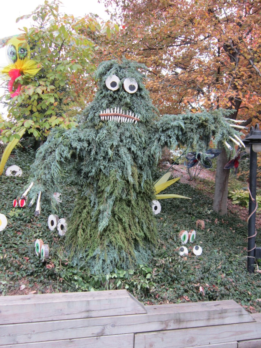 scary evergreen heap!