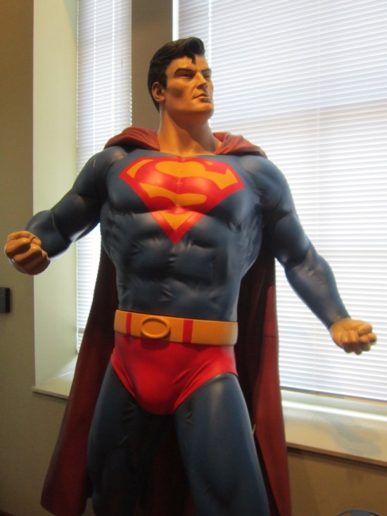 Superman statue!