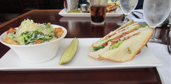 turkey club + Caesar!