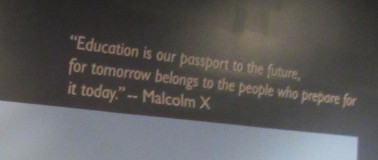 Malcolm X quote!