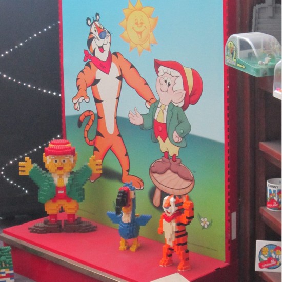 Lego breakfast mascots!