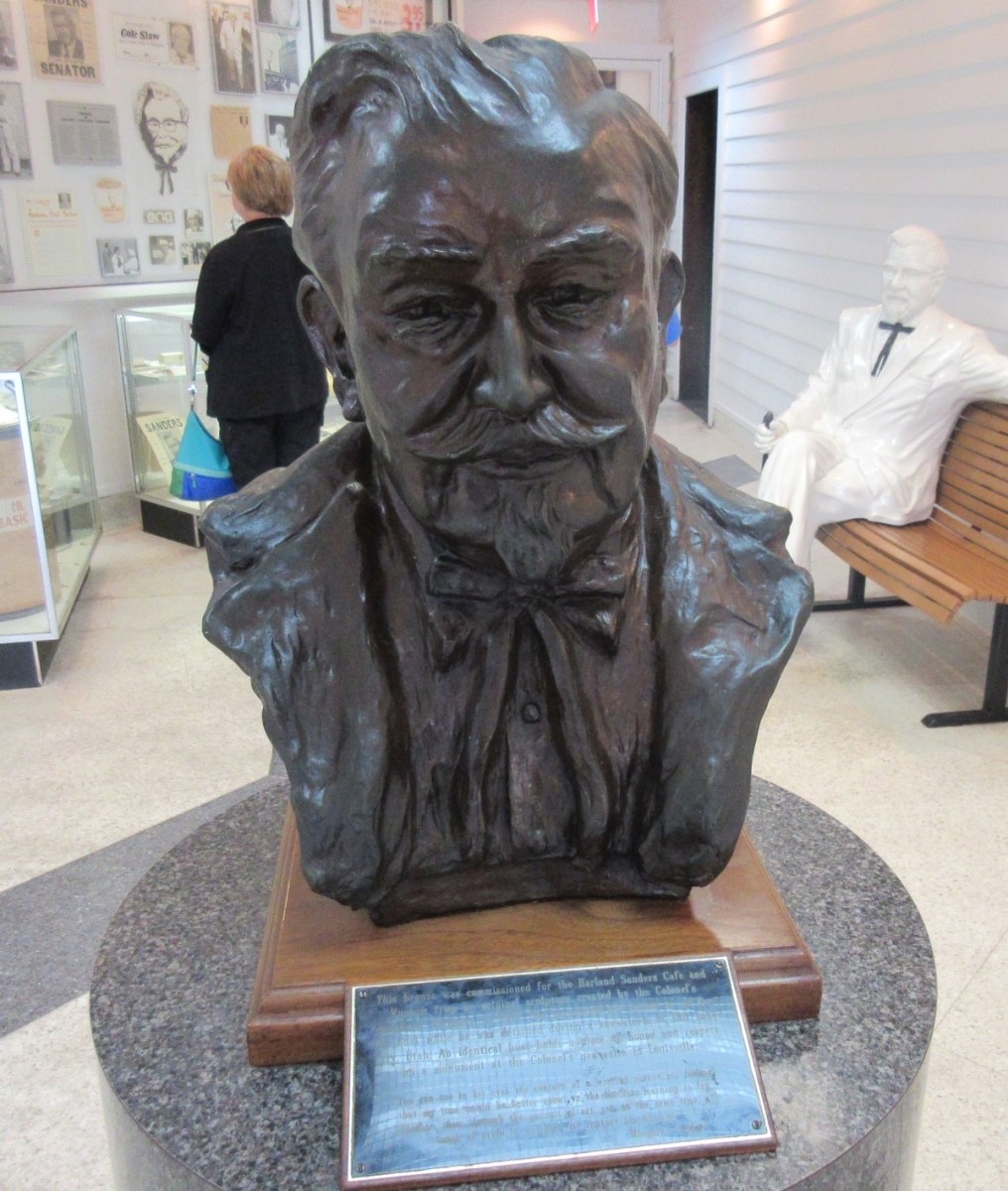 Colonel Sanders bust!