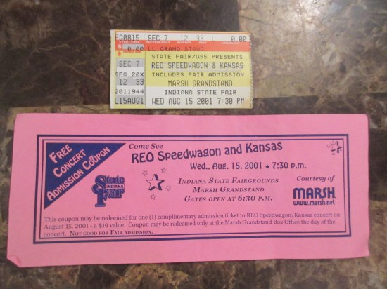 2001-08-15 REO Speedwagon + Kansas!