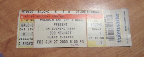 2003-06-27 Bob Newhart!