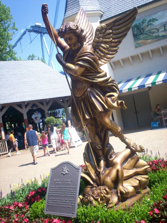 Archangel statue!