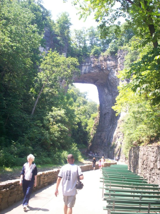 Natural Bridge benches!