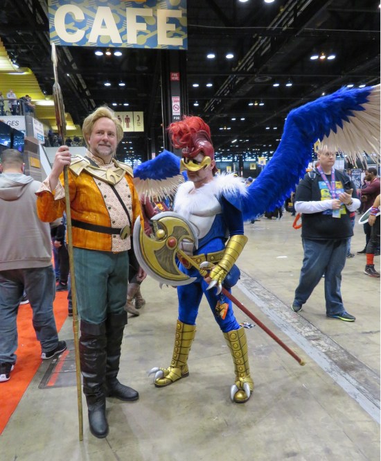 Aquaman and Warrior Woody Woodpecker!