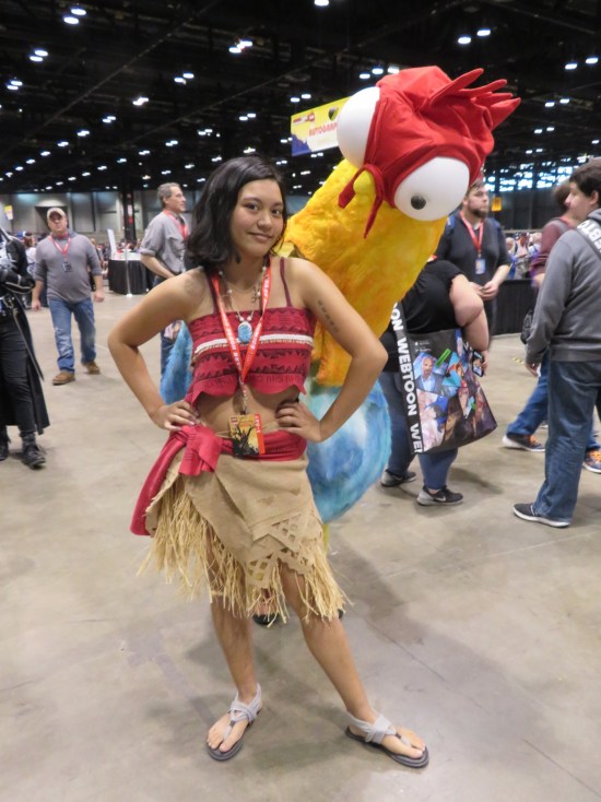 Moana and Hei Hei!