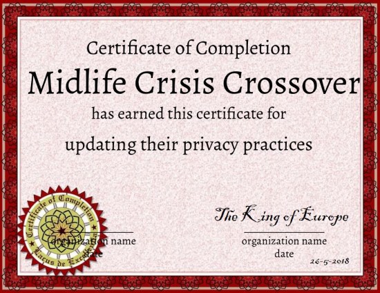 Certificate of Completion!