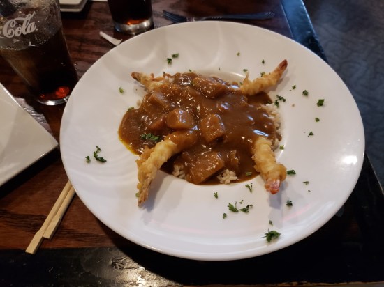 Shrimp Tempura Curry!