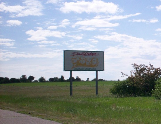 South Dakota sign!