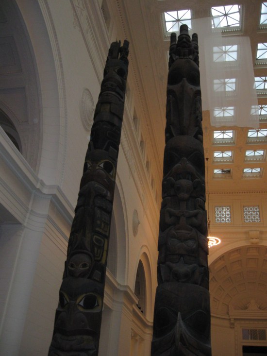 totem poles!