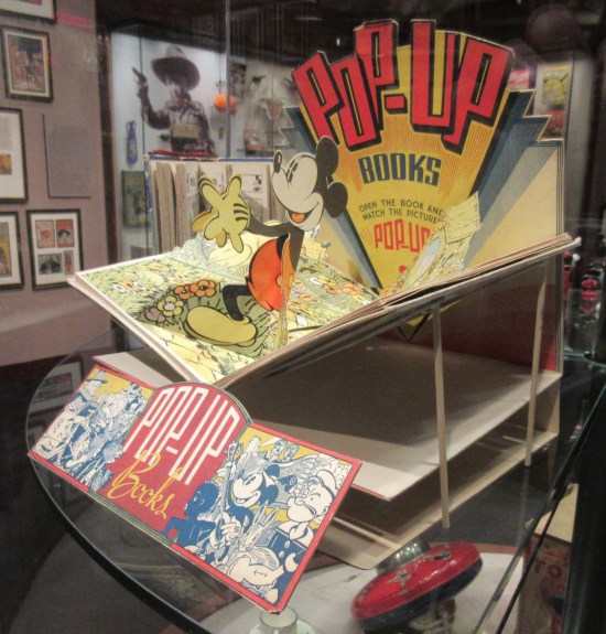 Mickey pop-up book!