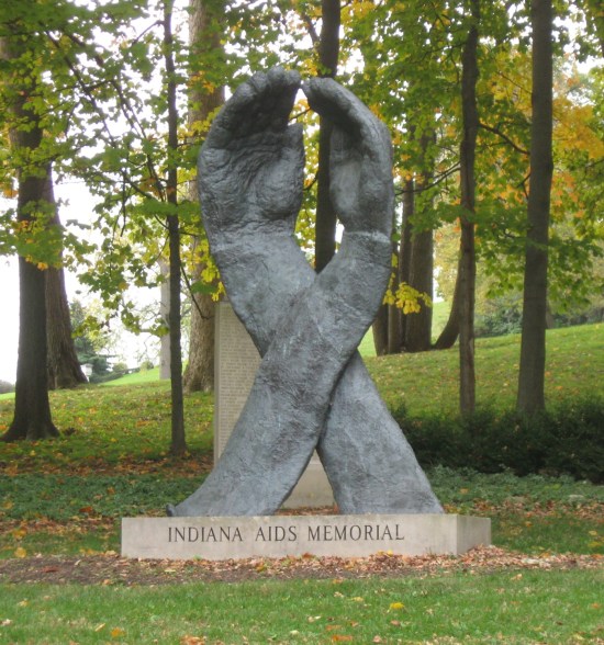 Indiana AIDS Memorial.