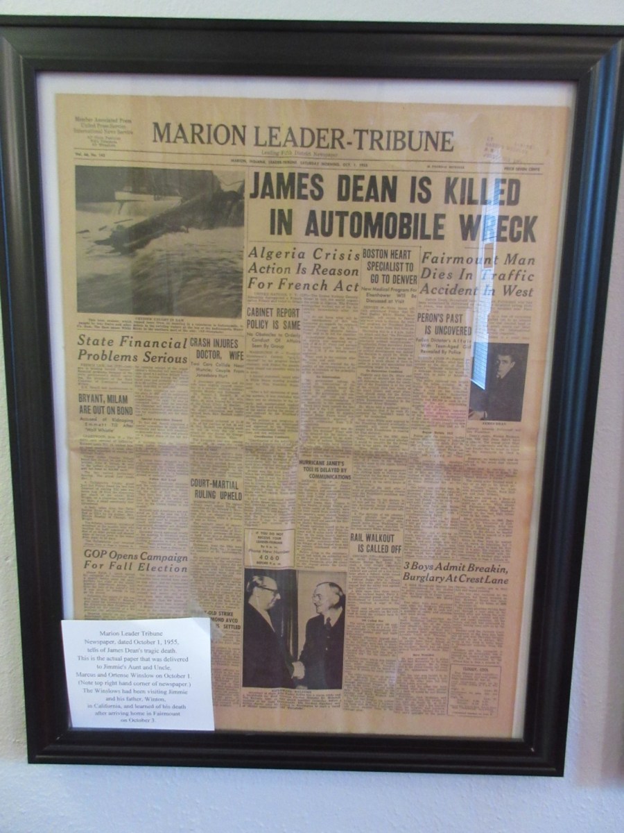 James Dean headline.