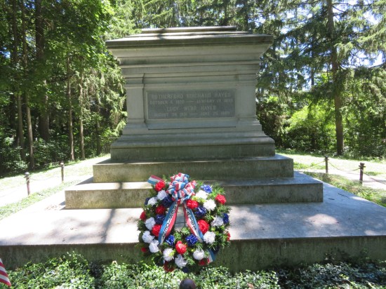 Hayes' grave.