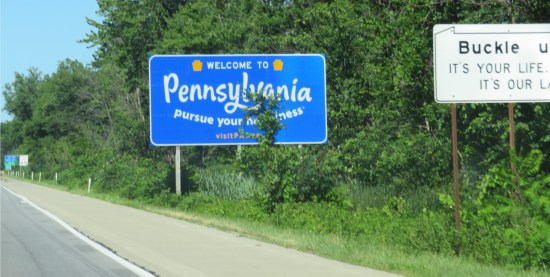 Welcome to Pennsylvania!