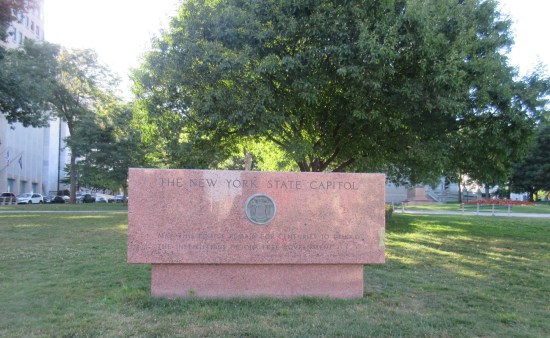 New York State Capitol sign!