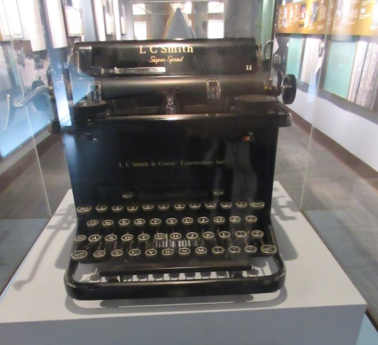 Eleanor's typewriter!