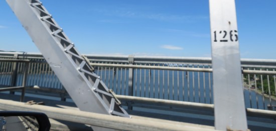 Hudson through bars!