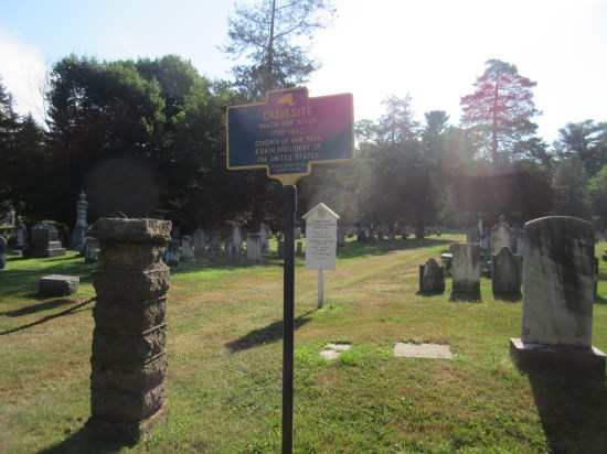 Van Buren gravesite marker!