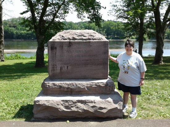 Crossing the Delaware block!