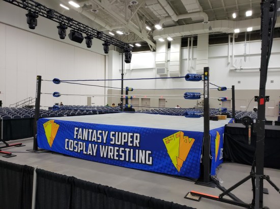 cosplay wrestling ring!