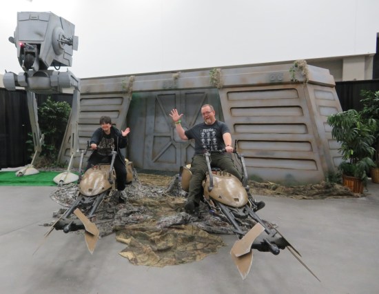 speeder bikes!