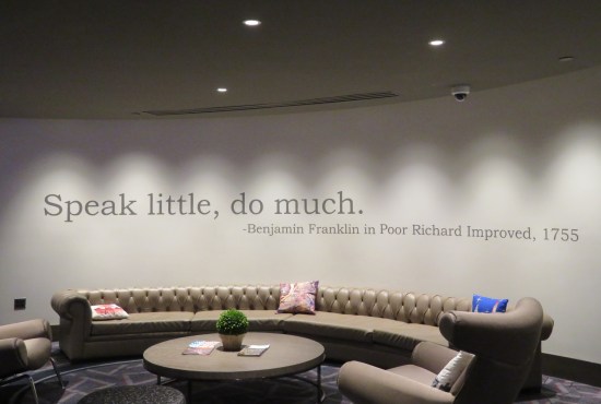 philly franklin quote!