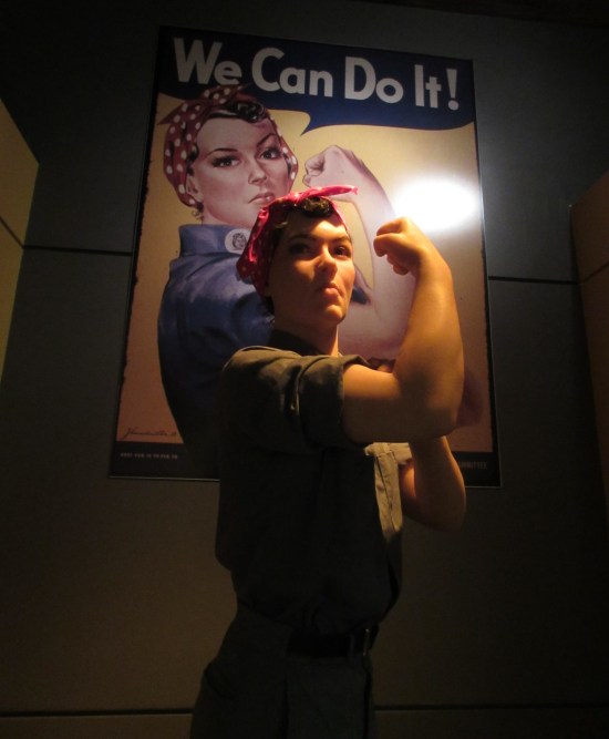Not Quite Rosie the Riveter!