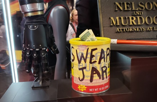 Pop's swear jar!
