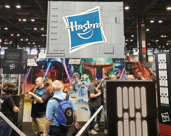 Hasbro booth!
