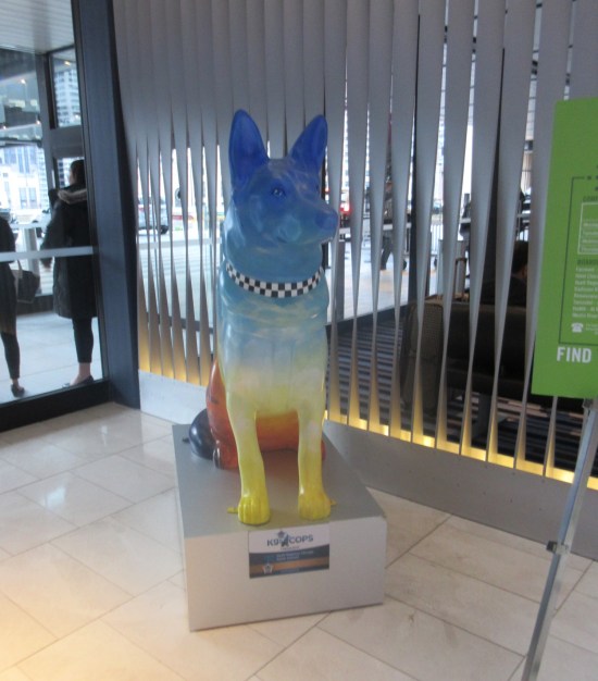 K-9 statue!