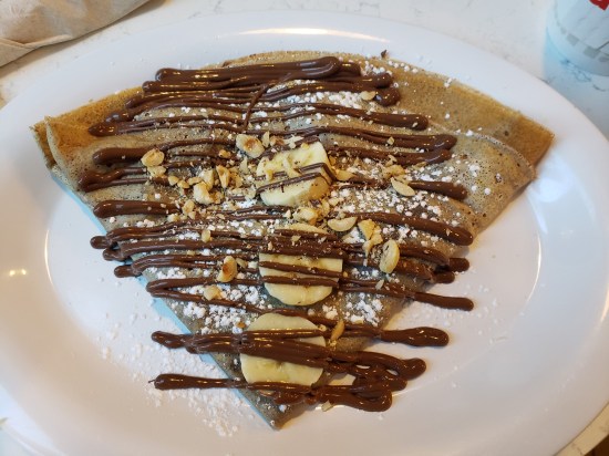 Nutella Buckwheat crepe!