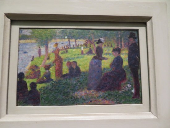 La Grande Jatte oil sketch!