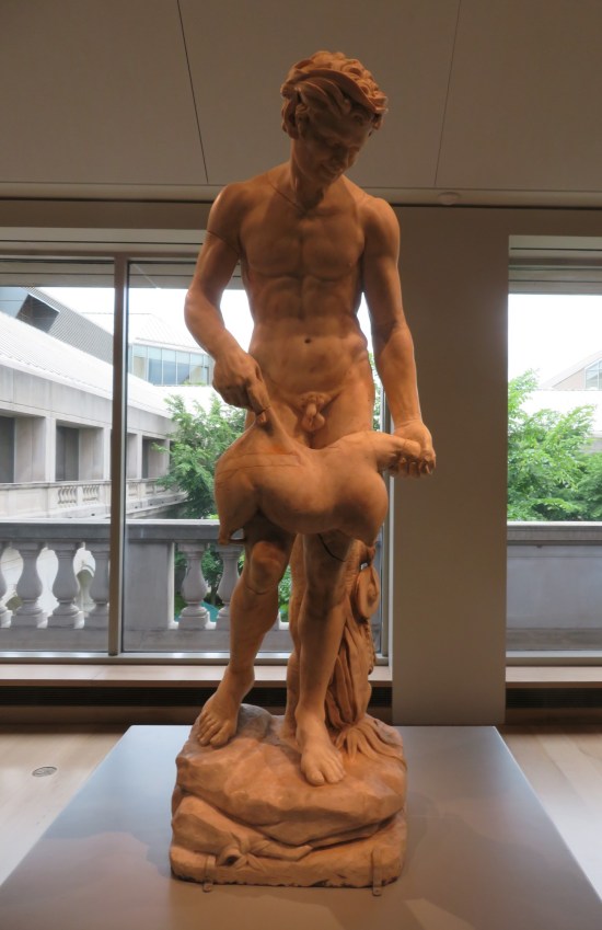 Satyr Holding a Wineskin!