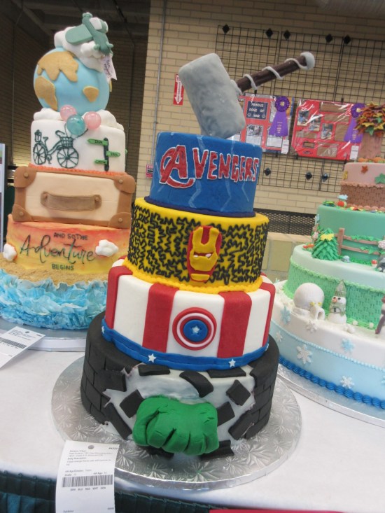 Avengers cake!