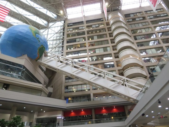 Earth and escalator!