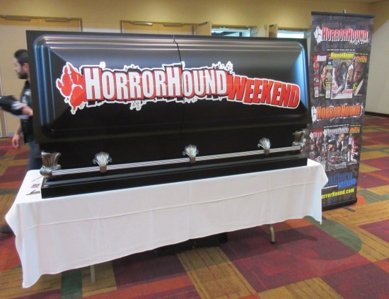 HorrorHound Weekend coffin!