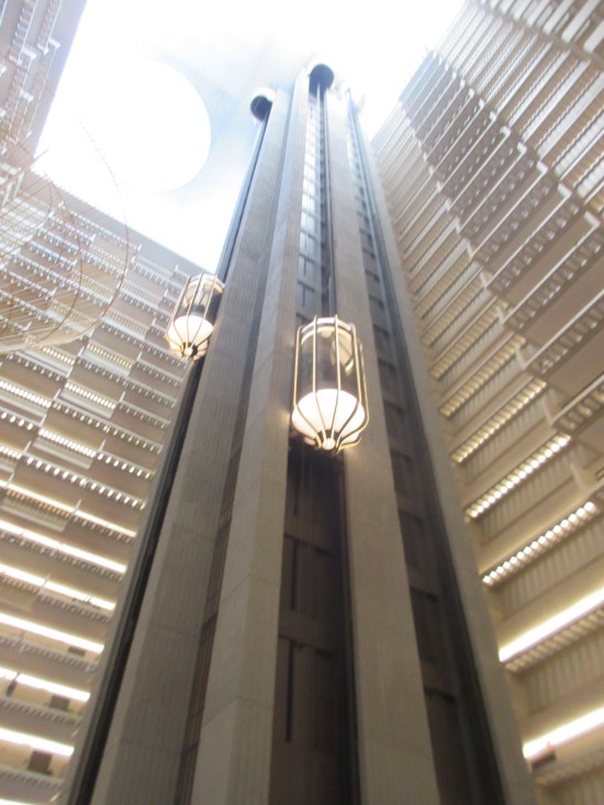 Hyatt elevators!