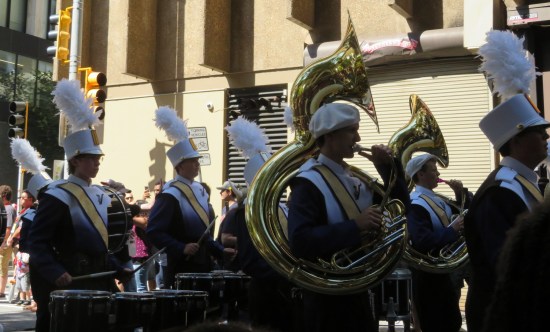 Lakeside High School marching band!
