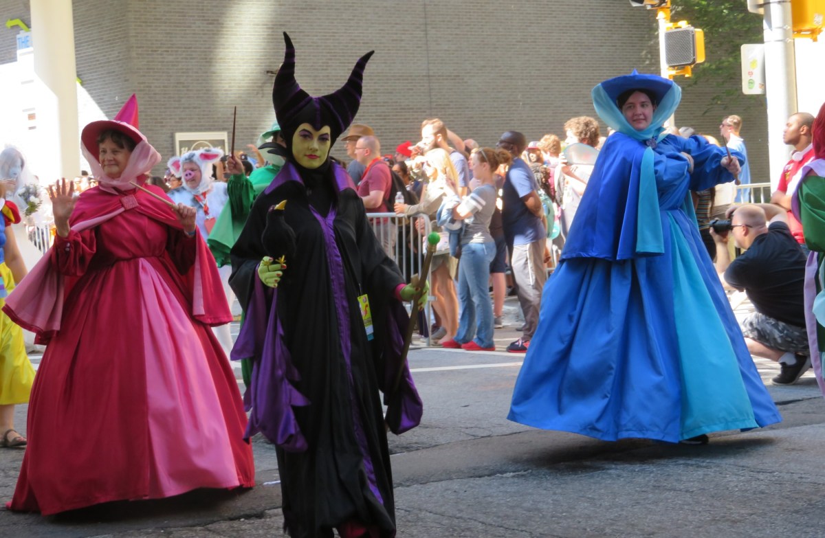 Maleficent and two fairies!