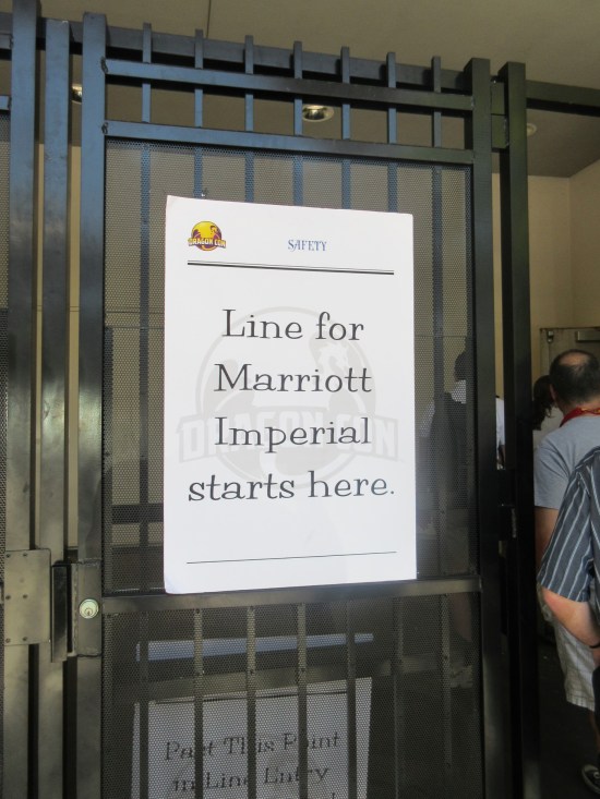 Marriott Imperial line sign!
