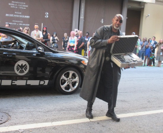 Nick Fury + Tesseract!