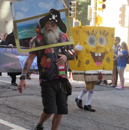 Patchy the Pirate and SpongeBob SquarePants!