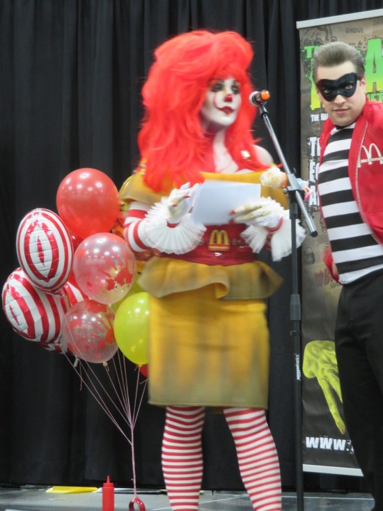 Ronald McDonald and Hamburglar!