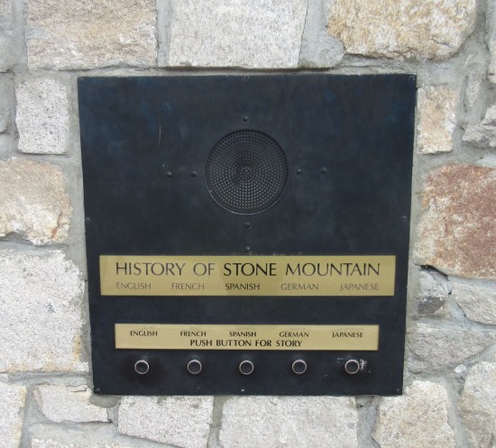 History of Stone Mountain...