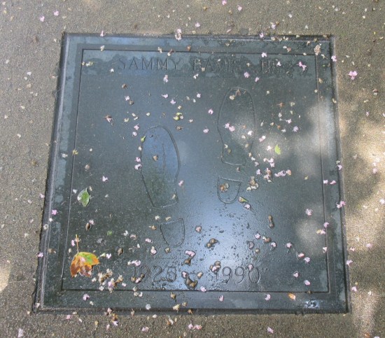 Sammy Davis Jr footprints!