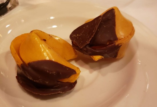 dipped fortune cookies!