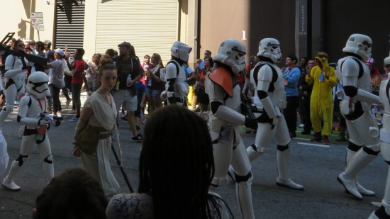 Rey and Stormtroopers!